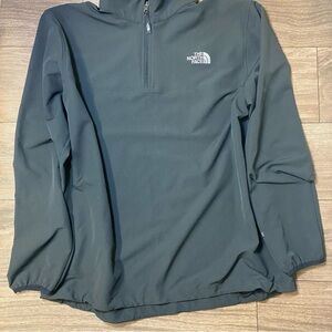 The North Face  Apex Men's Black grey  quarter Zip lightweight jacket size XL